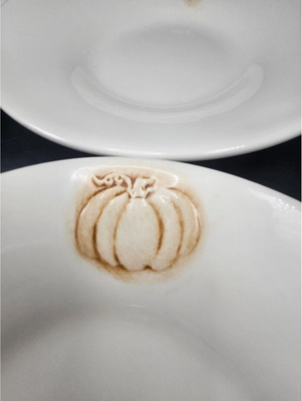 Pottery Barn Harvest Embossed Fall 10.25